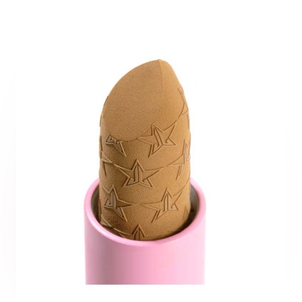 Jeffree Star Velvet  Embossed Brown Lipstick